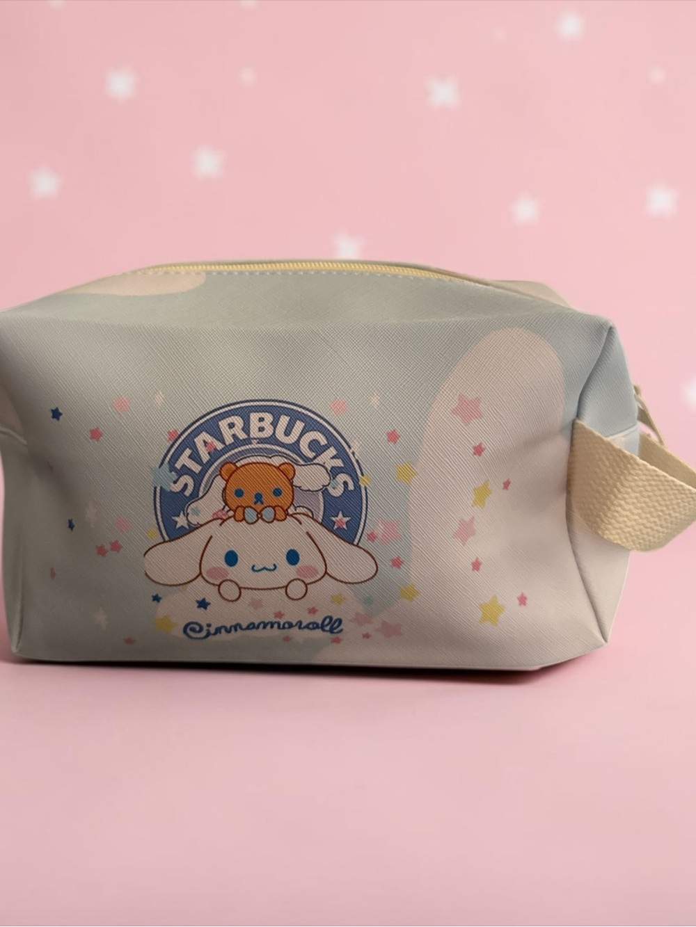 Starbucks x Cinnamoroll Pastel Cosmetic Pouch - Cream